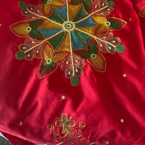 3 Pcs. Fabric from India Decorative Hand Stitching sizes inside - Picture 4 of 11